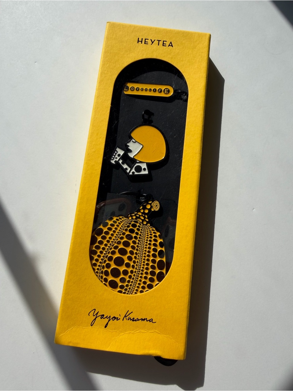 Yayoi Kusama x HEYTEA Metal Keychain Bag Charm – NWT